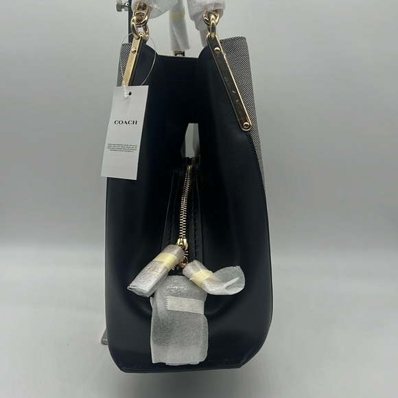 Coach Dalton 31 With Coach Badge Gold/Salt Black - Picture 5 of 16